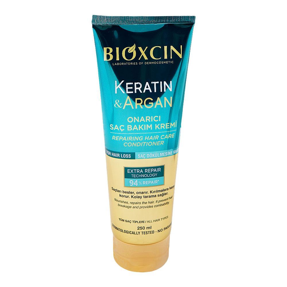 Bioxcin Keratin & Argan Conditioner, Paraben Free, For All Types Of Hair, 250ml - Main Image