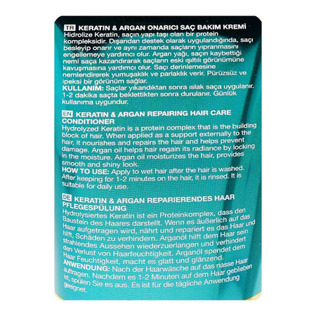 Bioxcin Keratin & Argan Conditioner, Paraben Free, For All Types Of Hair, 250ml - Image 3