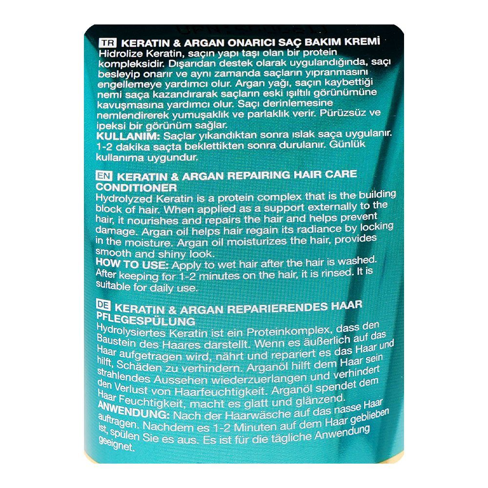 Bioxcin Keratin & Argan Conditioner, Paraben Free, For All Types Of Hair, 250ml - Image 3
