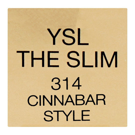 Yves Saint Laurent The Slim Couture Matte Lipstick, 314 Cinnabar Style, 2.2g - Image 6