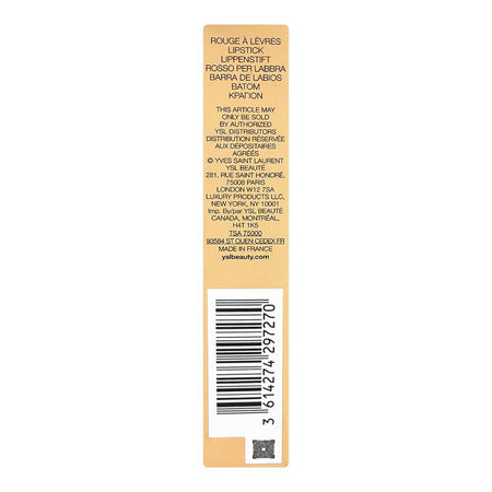 Yves Saint Laurent The Slim Couture Matte Lipstick, 29 Rouge Pop Art, 2.2g - Image 5