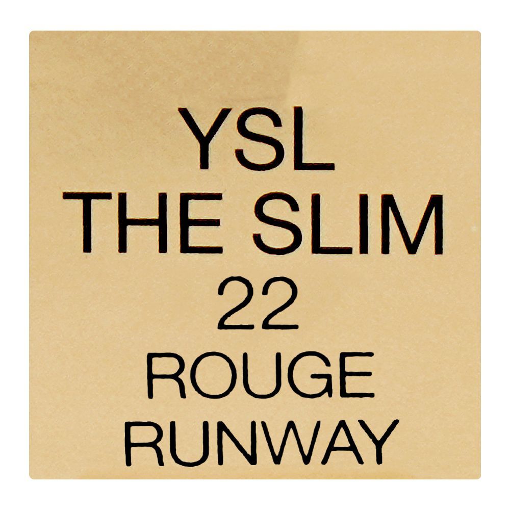 Yves Saint Laurent The Slim Couture Matte Lipstick, 22 Rouge Runaway, 2.2g - Image 6
