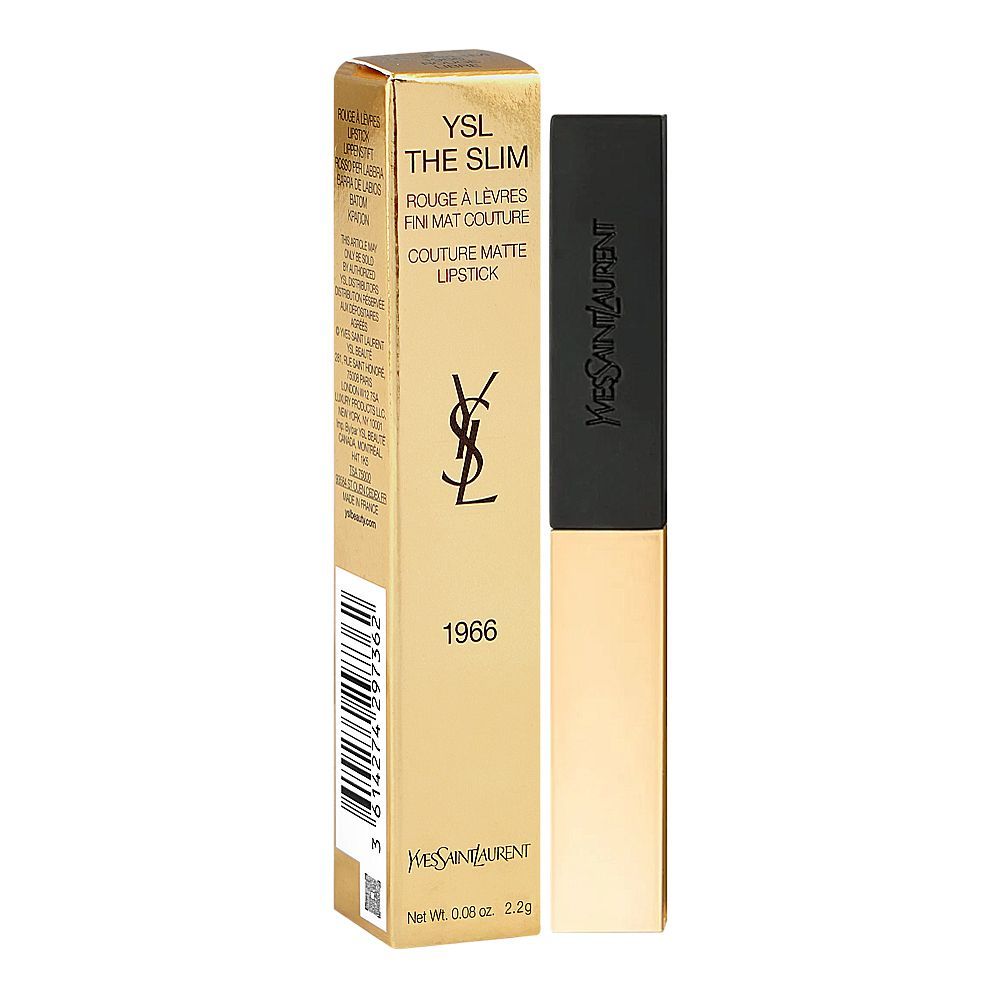 Yves Saint Laurent The Slim Couture Matte Lipstick, 1966 Rouge Libre, 2.2g - Image 2