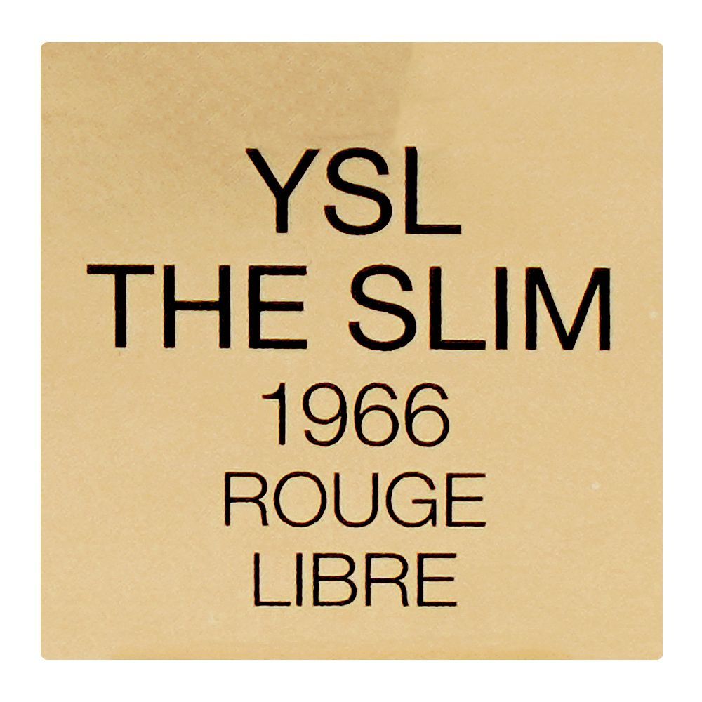 Yves Saint Laurent The Slim Couture Matte Lipstick, 1966 Rouge Libre, 2.2g - Image 5