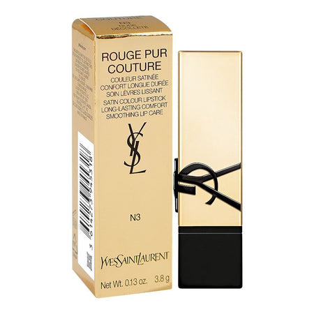 Yves Saint Laurent Rouge Pur Couture Satin Colour Lipstick, N3 Nude Decollete, 3.8g - Image 2