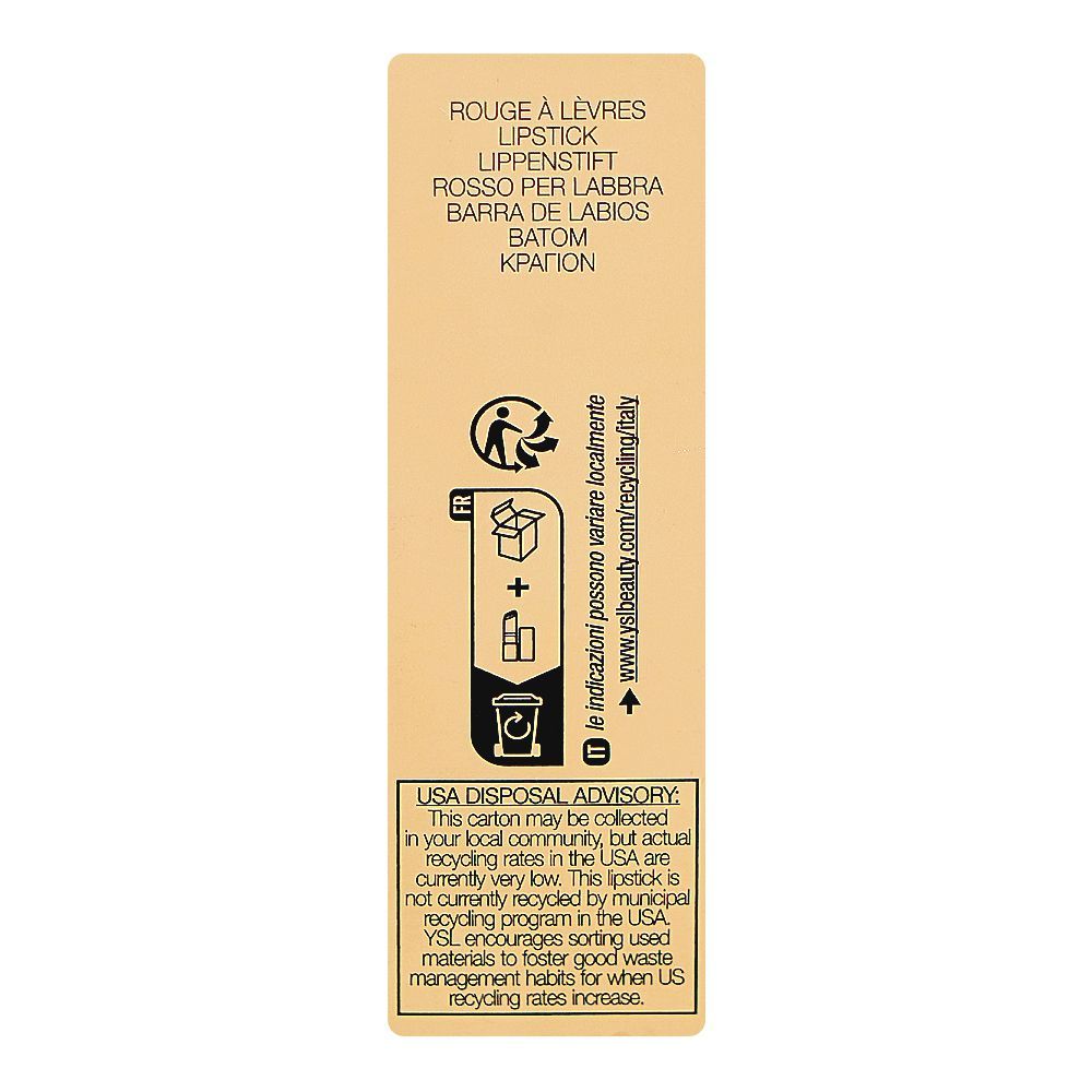 Yves Saint Laurent Rouge Pur Couture Satin Colour Lipstick, N3 Nude Decollete, 3.8g - Image 4