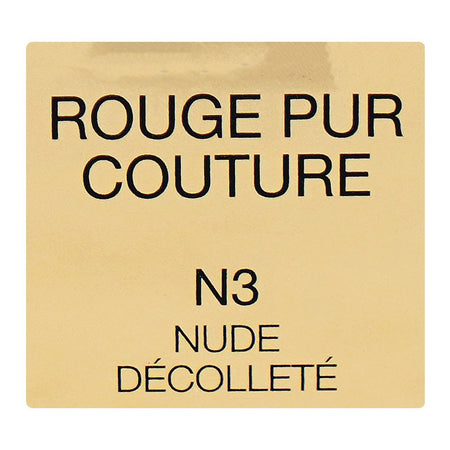 Yves Saint Laurent Rouge Pur Couture Satin Colour Lipstick, N3 Nude Decollete, 3.8g - Image 5