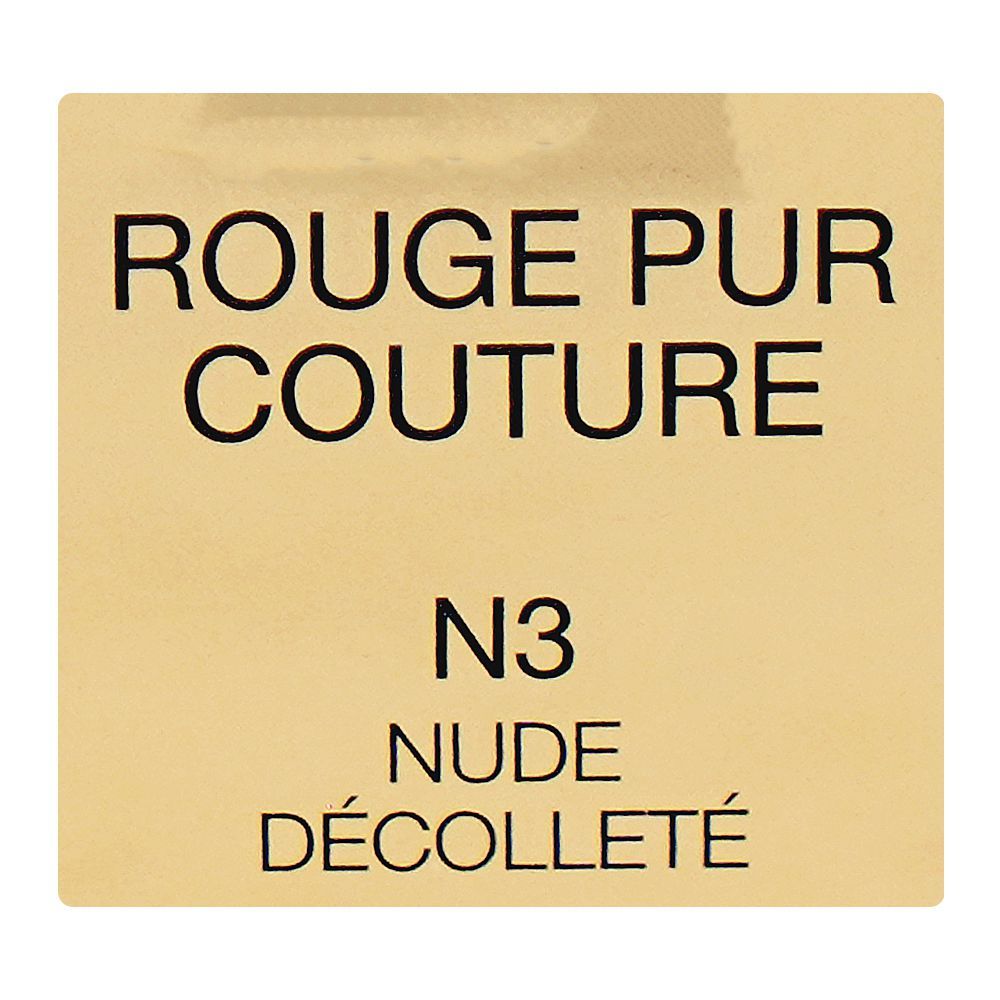 Yves Saint Laurent Rouge Pur Couture Satin Colour Lipstick, N3 Nude Decollete, 3.8g - Image 5