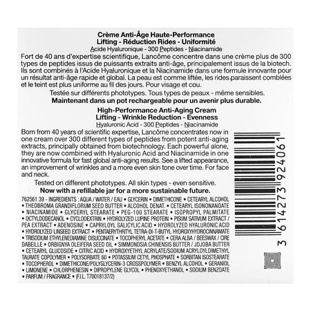 Lancome Paris Renergie H.P.N. 300 Peptide Anti-Aging Cream, Hyaluronic Acid, Niacinamide, 50ml - Image 3