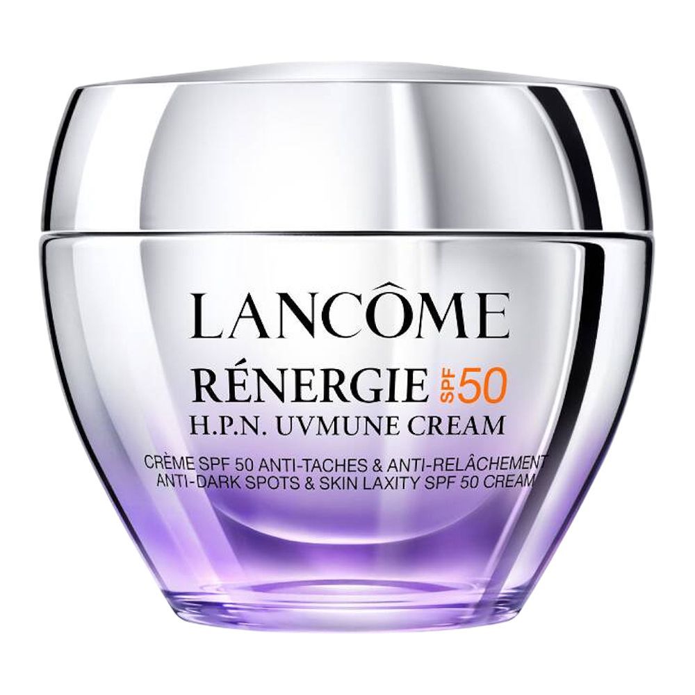 Lancome Paris Renergie SPF50 H.P.N. UV Mune Anti-Dark Spot Cream, Hyaluronic Acid, Niacinamide, For All Types Of Skin, 50ml - Main Image
