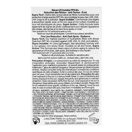 Lancome Paris UV Expert Supra Screen Invisible UV Serum, Niacinamide, SPF50+ For Sensitive Skin, 40ml - Image 3