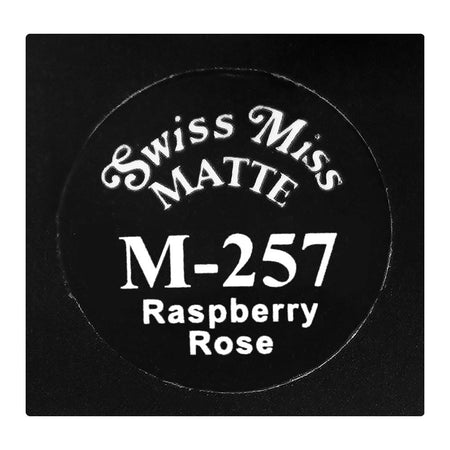 Swiss Miss Classic Vibrant Color Matte Lipstick, Mineral Oil, Glycerin & Vitamin E, M-257 Raspberry Rose - Image 4
