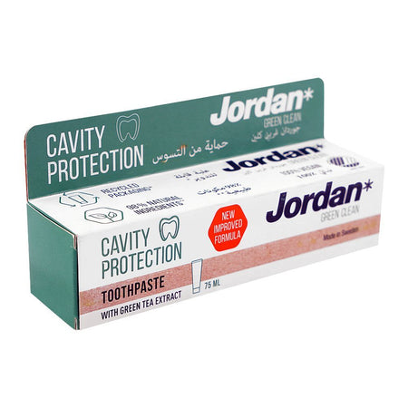 Jordan Green Clean Cavity Protection Toothpaste, Vegan, 75ml - Main Image