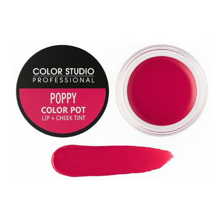 Color Studio Color Pot Lip + Cheek Tint Tinker, Poppy - Main Image