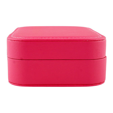AJF Portable Jewelry Storage Organizer Box For Rings, Earrings & Necklaces, Mature Pink, BA-3 - Image 6