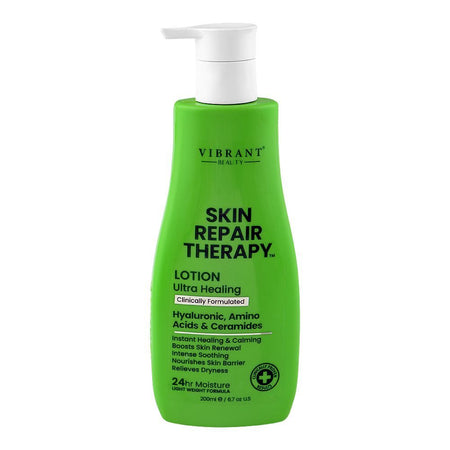 Vibrant Beauty Skin Repair Therapy Ultra Healing Lotion, Hyaluronic, Amino Acid & Ceramides, For Moisturizing Skin, 200ml - Main Image