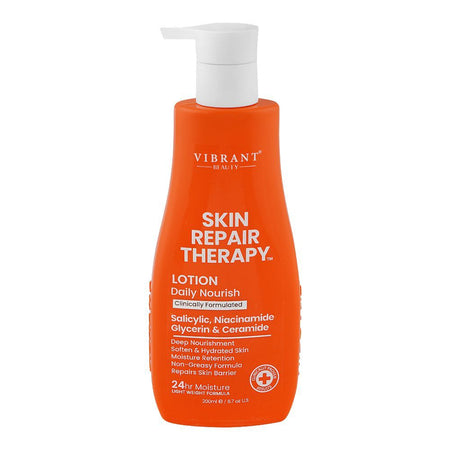 Vibrant Beauty Skin Repair Therapy Daily Nourish Lotion, Salicylic, Niacinamide, Glycerin & Ceramide, For All Types Of Skin, 200ml - Main Image