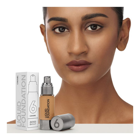 ZERO Makeup Liquid Foundation, Caramel, 30ml - Image 2