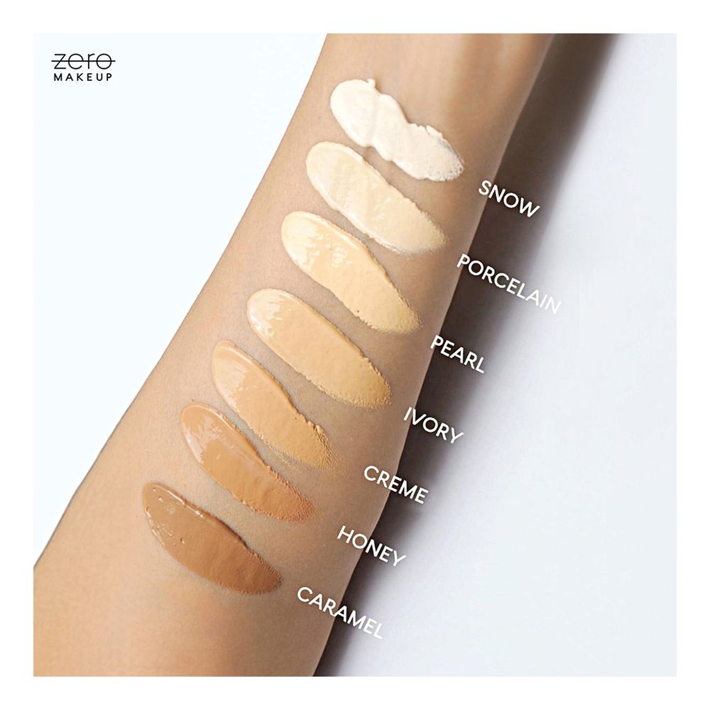 ZERO Makeup Liquid Foundation, Caramel, 30ml - Image 4