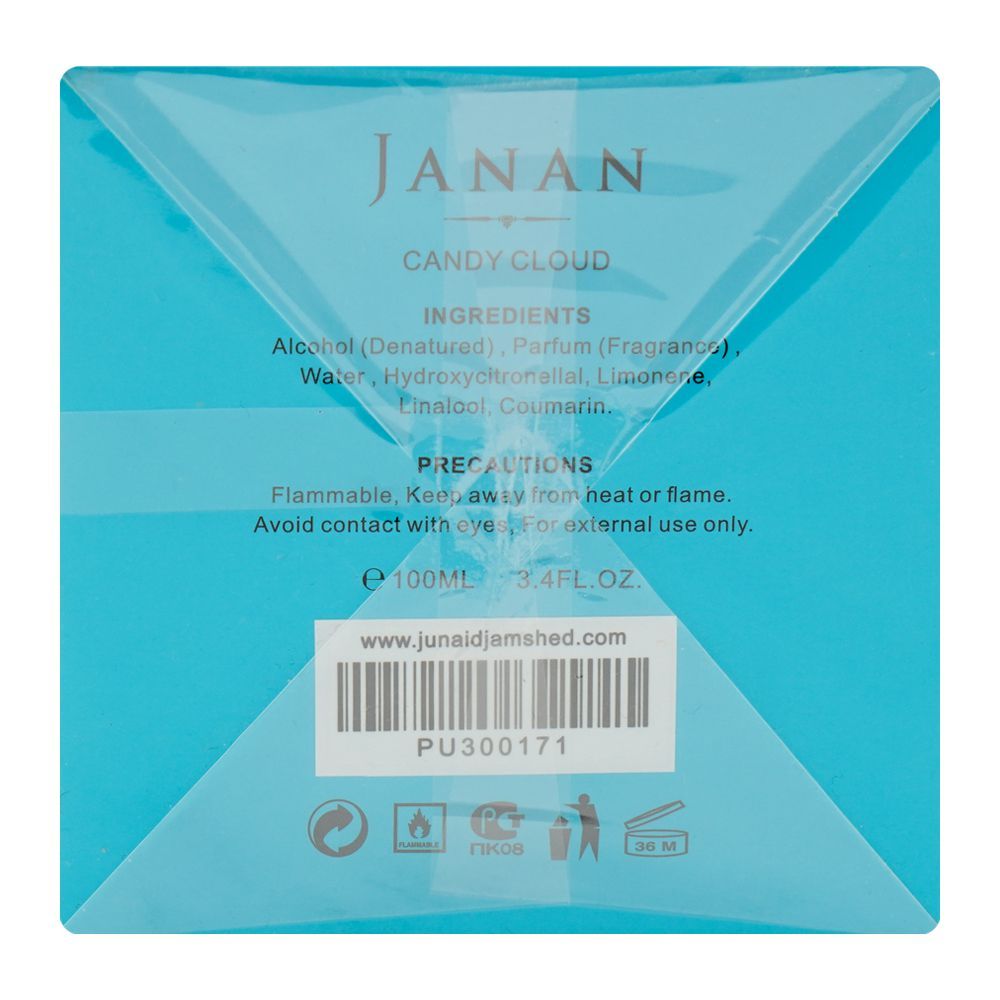 Junaid Jamshed J. Janan Candy Cloud, Eau De Parfum, For Men & Women, 100ml - Image 3