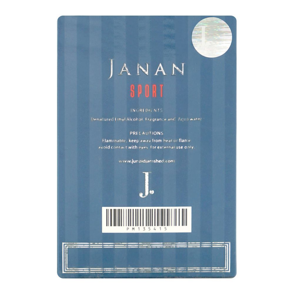 Junaid Jamshed J. Janan Sport, Eau De Parfum, For Men & Women, 200ml - Image 3