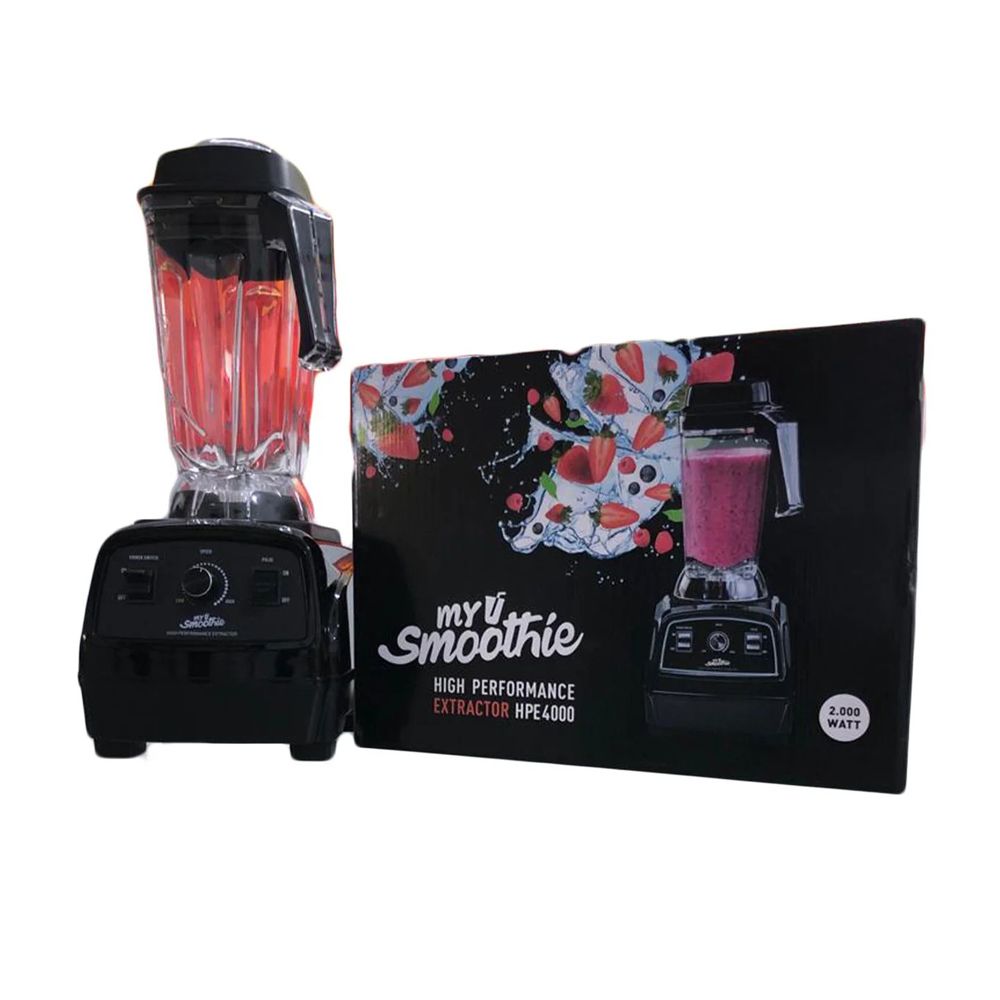 Alpina My Smoothie Commercial Blender, 1500W, 2 Liters, Black, MS105 - Main Image