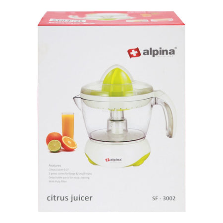 Alpina Citrus Juicer With Bowl, 40W, 0.7 Liters, SF-3002 - Main Image