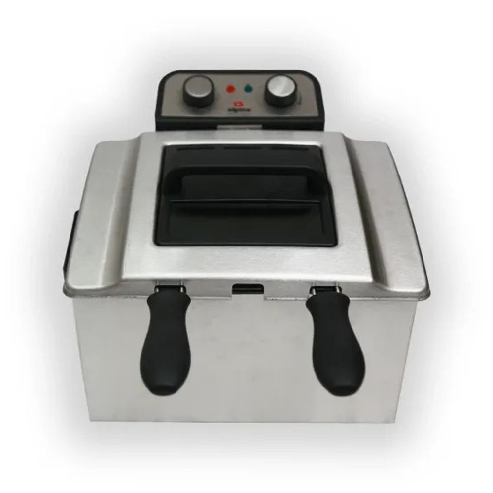 Alpina S.S Deep Fryer Twin Bowl, 2000W, 2 X 3.5 Liters, SF-4008 - Main Image