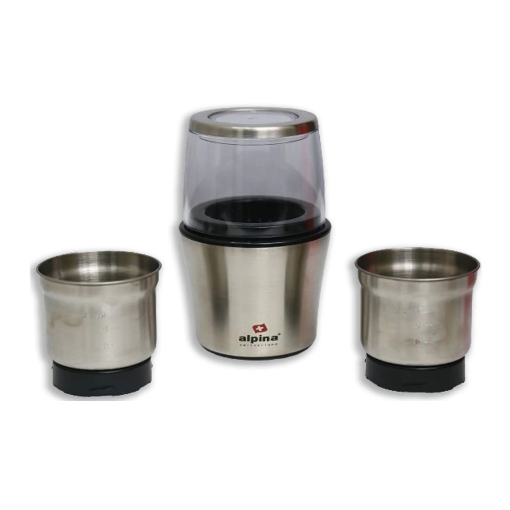 Alpina S.S Dry & Wet Grinder, 200W, 2 X 70g Capacity, SF- 2814 - Main Image