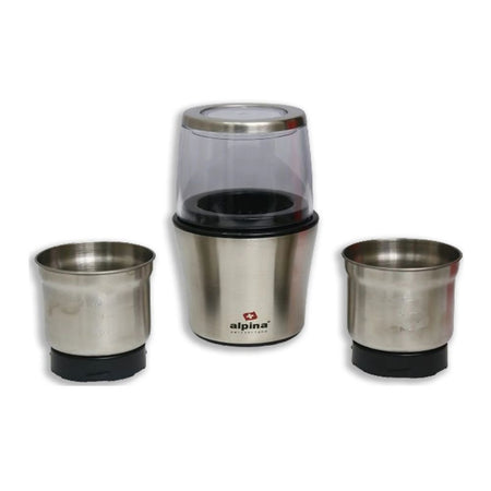 Alpina S.S Dry & Wet Grinder, 200W, 2 X 70g Capacity, SF- 2814 - Main Image