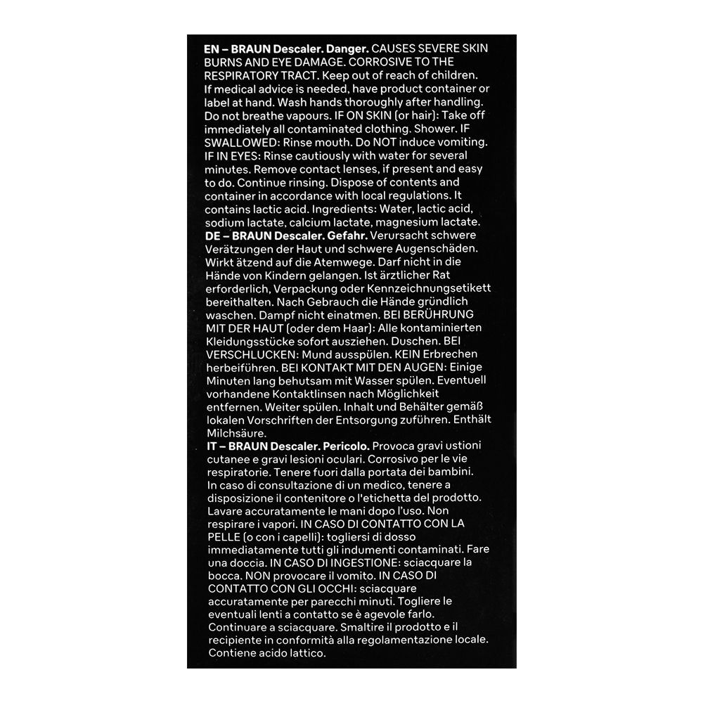 Braun Universal Descaler For Coffee Machines, 2 Doses, 200ml - Image 6