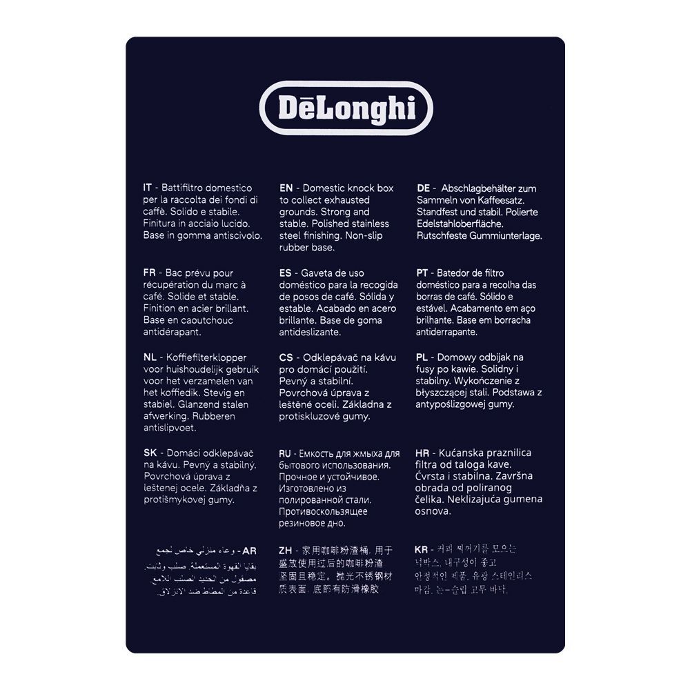 DeLonghi Coffee Knock Box, 4.1 Diameter, DLSC059 - Image 3