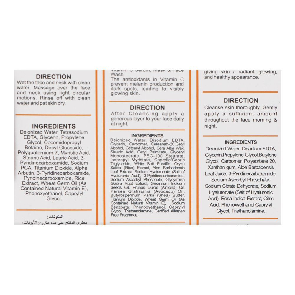 BNB Bright Up Night Care Kit, Vitamin C, Paraben & Sulfate Free, For Dull & Tired Skin - Image 3