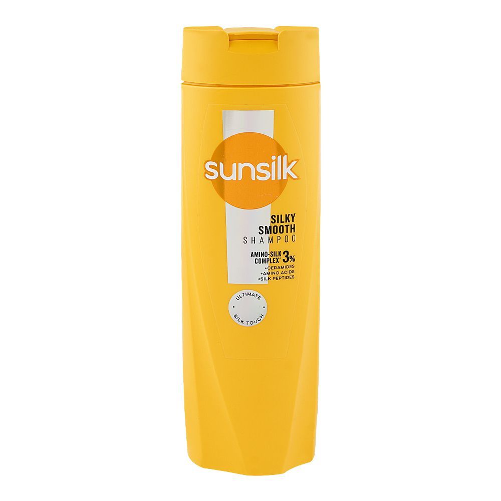 Sunsilk Silky Smooth Amino-Silk Complex 30% Shampoo, Ceramides, Amino Acid, For Silky & Smooth Hair, 185ml - Image 3