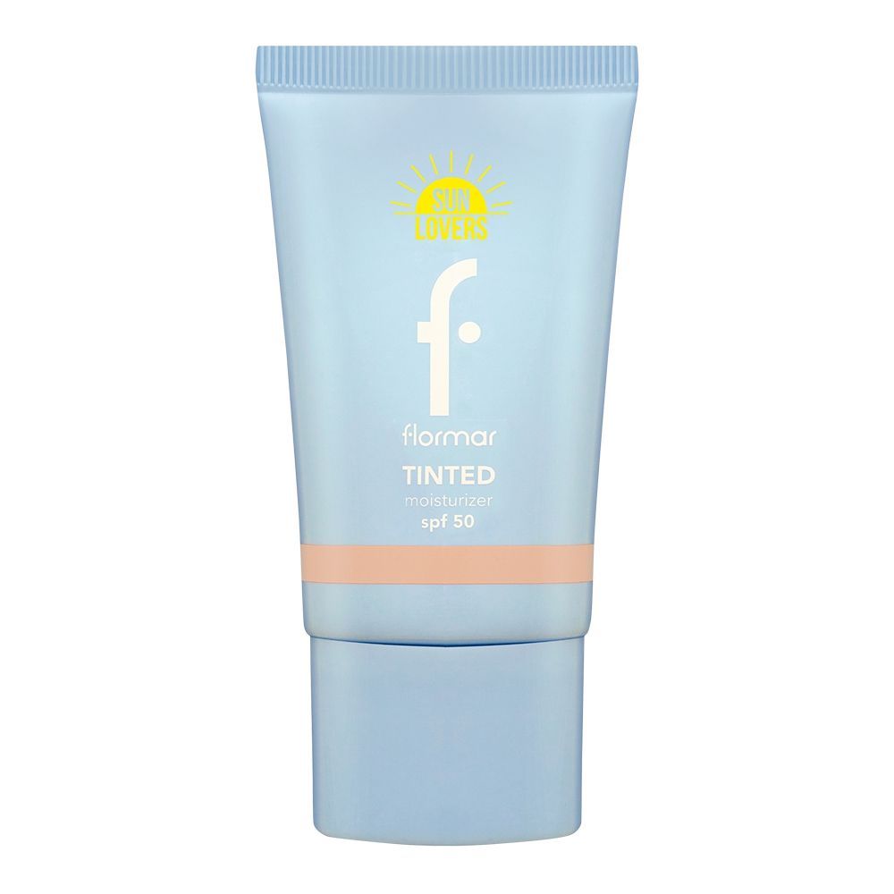 Flormar Tinted Moisturizer, SPF50, 006 Golden Beige, 30ml - Main Image