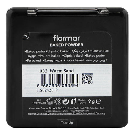 Flormar Baked Powder, 032 Warm Sand, 9g - Image 3