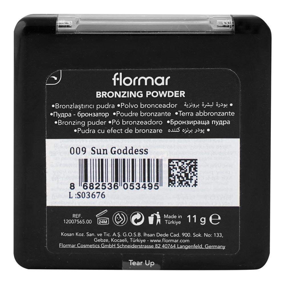 Flormar Bronzing Powder, 009 Sun Goddess, 11g - Image 3