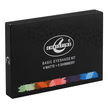 Christine Basic Eyeshade Kit, 9 Matte + 9 Shimmery, 2, 18-Pack - Image 4