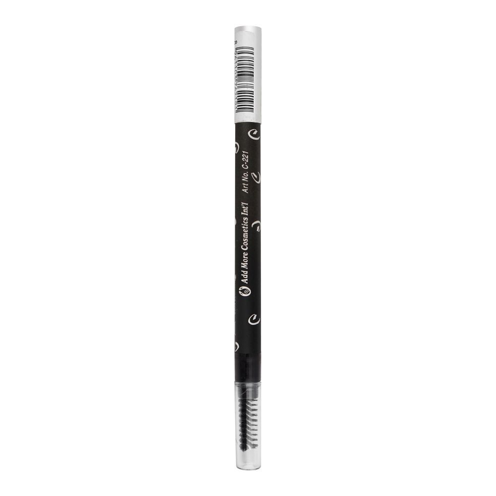 Christine Pro-Face Eye Brow Pencil Long Lasting & Smudge Free Evening, Waterproof, Black - Image 2