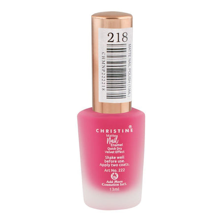 Christine Matte Nail Enamel, 218, 13ml - Image 2