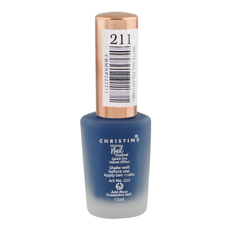 Christine Matte Nail Enamel, 211, 13ml - Image 2