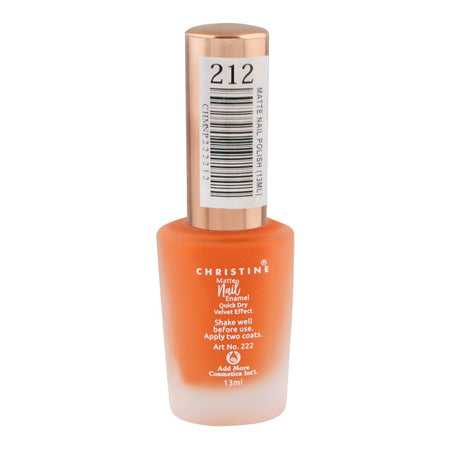 Christine Matte Nail Enamel, 212, 13ml - Image 2