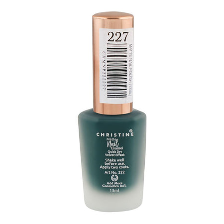 Christine Matte Nail Enamel, 227, 13ml - Image 2