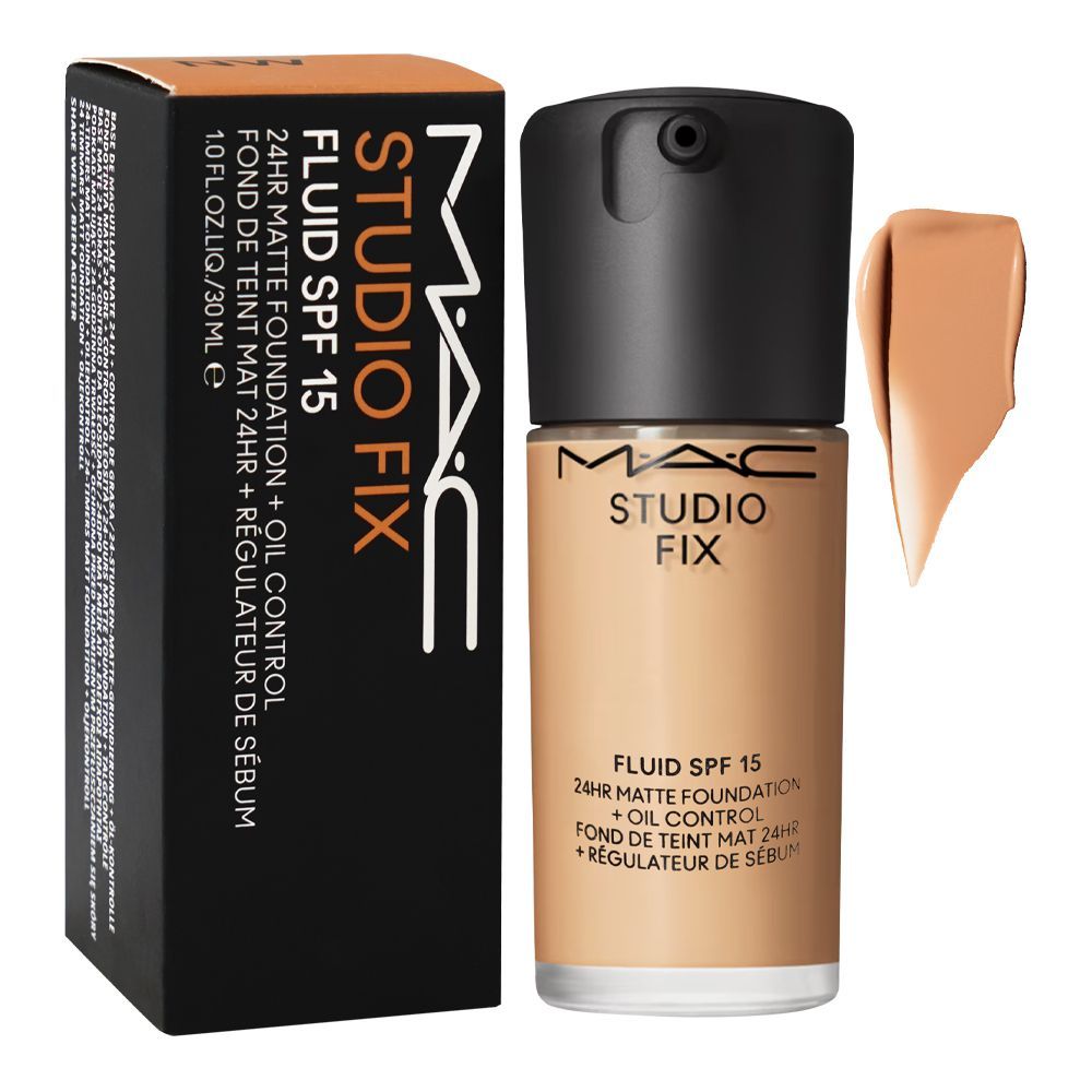 Mac Studio Fix Fluid SPF15 24HR Matte Foundation, NC35, 30ml - Main Image