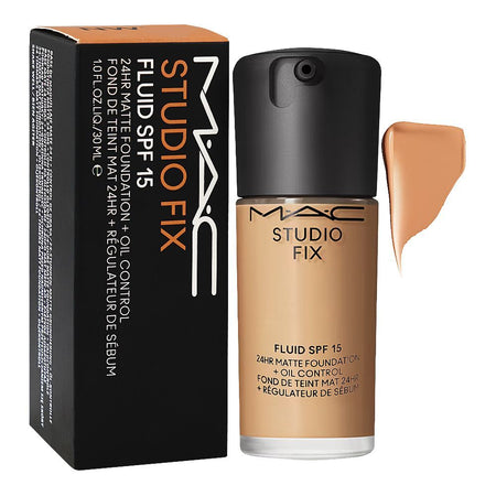 Mac Studio Fix Fluid SPF15 24HR Matte Foundation, NC37, 30ml - Main Image