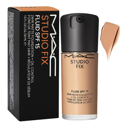 Mac Studio Fix Fluid SPF15 24HR Matte Foundation, NC27, 30ml - Main Image