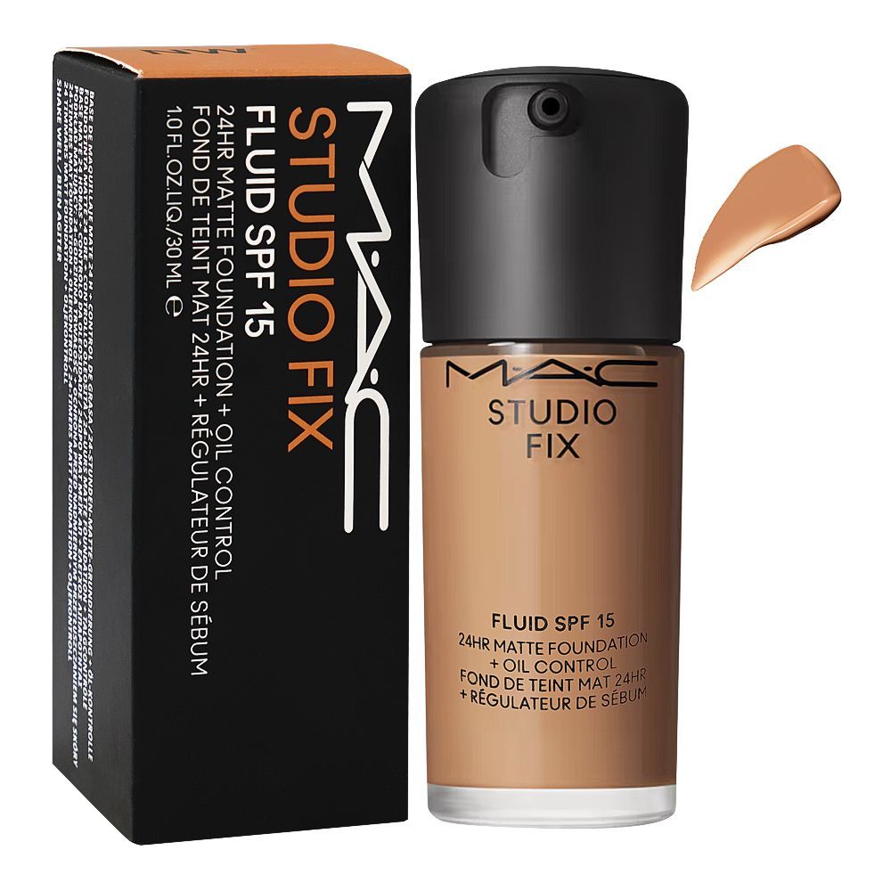 Mac Studio Fix Fluid SPF15 24HR Matte Foundation, NW25, 30ml - Main Image
