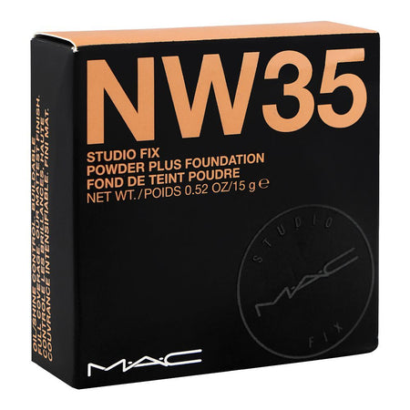 Mac Studio Fix Powder Plus Foundation, NW35, 15g - Image 3