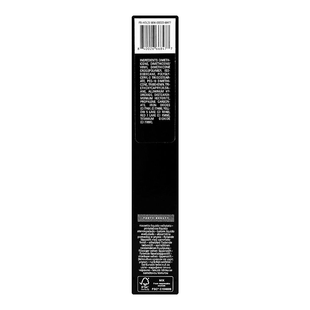 Fenty Beauty Fenty Icon Velvet Liquid Lipstick, 07 Fashion Fiend, 5.5g - Image 3