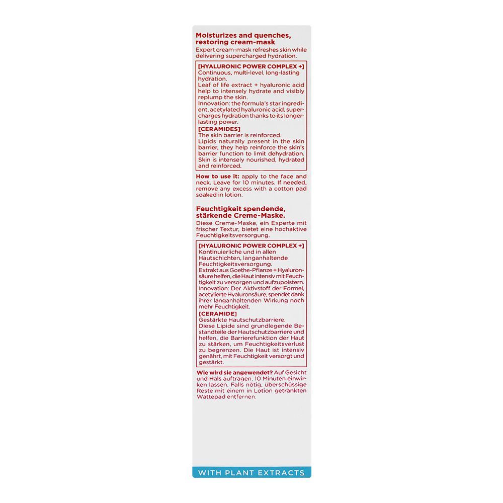 Clarins Paris Hydra-Essentiel Moisturizer And Quenches Restoring Cream Mask, Glycerin, For Radiant Skin, 75ml - Image 3